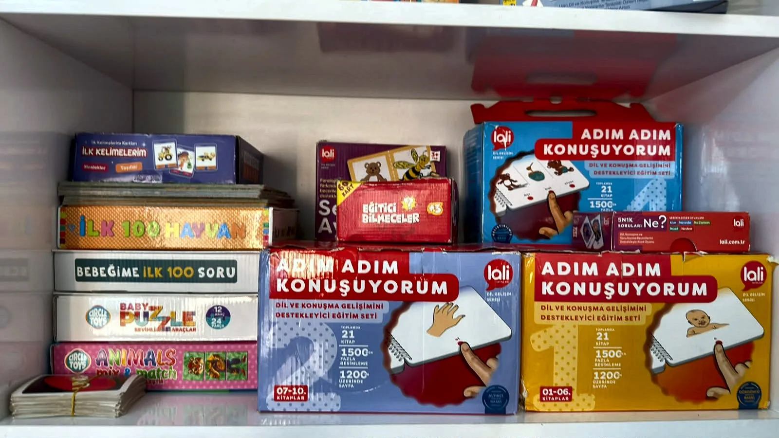 "Adım Adım Konuşuyorum" dil ve konuşma eğitim setleri