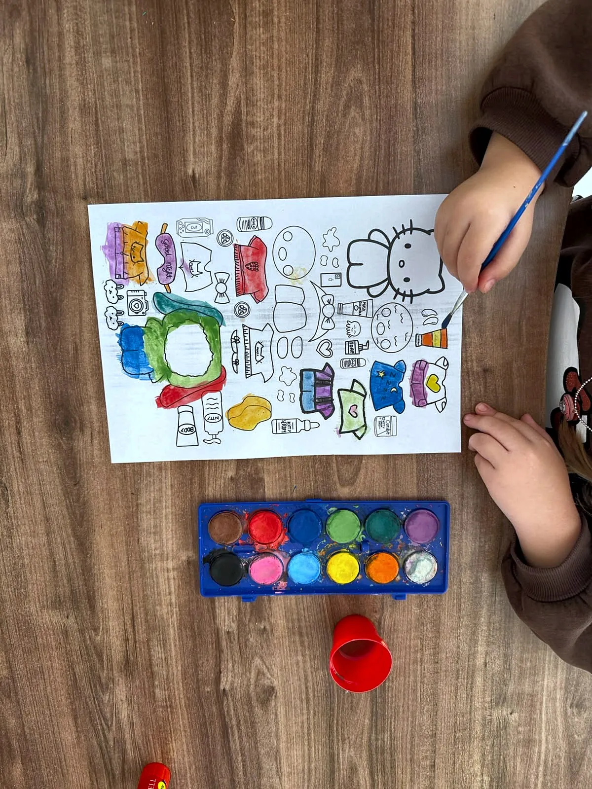 Suluboyayla boyama etkinliği