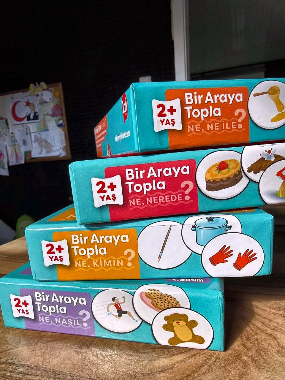 "Bir Araya Topla" dil gelişim kartı setleri