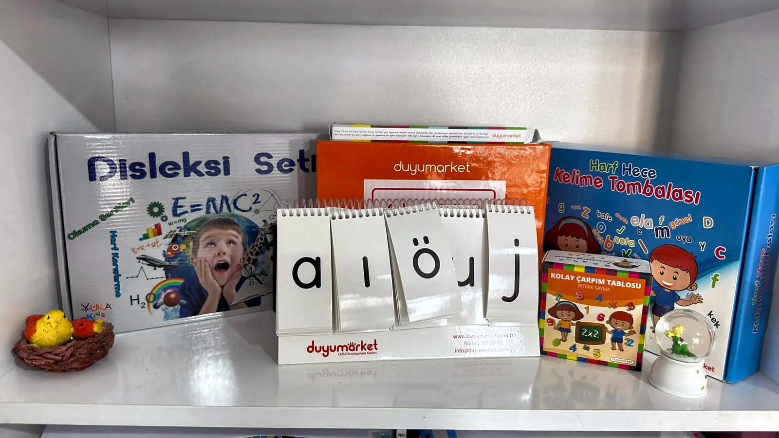 Disleksi seti, hece tombalası ve harf kartları