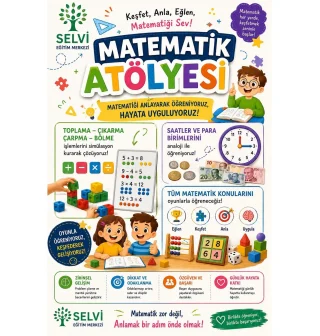 Matematik atölyesi, somut materyallerle eğlenerek matematik öğrenmek ister misin? 

#matemati̇k #etkinlik #ankaramatematik #eğlencelimatematik #ankaramatematikolimpiyathazırlık ankarayazkursu2026 

@semakllcedu 
@ksultanogretmenn